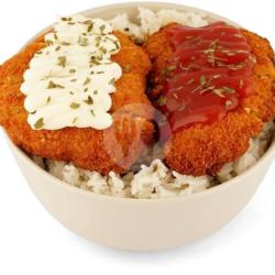 Double Chicken Katsu Japonica Rice