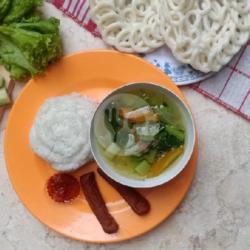 Nasi Sop Sosis Goreng