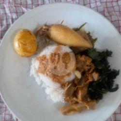 Nasi Cumi Telor Gulai,rames Komplit