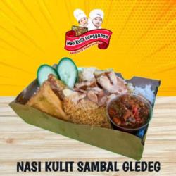 Nasi Kulit Sambal Gledeg