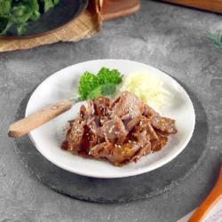 Nasi Daging Sapi Tumis Bakar   Saus Yakiniku Jepang (japanese Yakiniku)