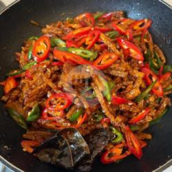 Nasi  Tahu/tempe Balok Orek Tempe Kentang Balado