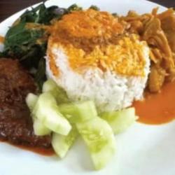 Nasi Rendang Es Th Manis  Segar