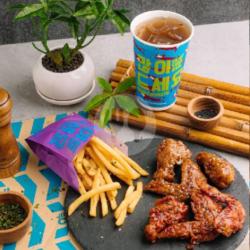 6pcs Wings Fries Combo