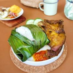 Nasi Timbel Bebek Goreng Komplit Syadel