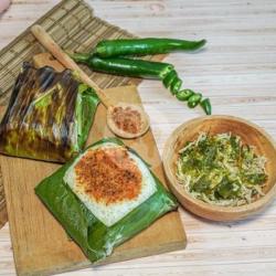 Nasi Bakar Ayam Sambel Ijo