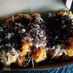 Pisang Keju Toping Mesis Coklat Palem Sukagar