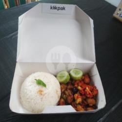 Nasi   Cumi Panggang Terasi