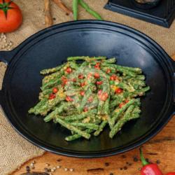 Crispy Green Beans Salted Egg