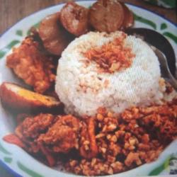 Nasi   Ikan Bawal   Sayur Asem   Sambel