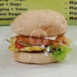 Burger Ayam   Keju