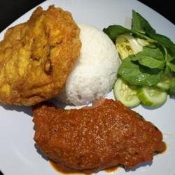 Nasi Putih   Ayam Penyet   Telur Dadar