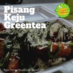 Pisang Keju Glaze Greentea