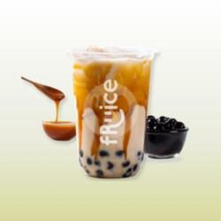 Salted Caramel Oat Milk Boba