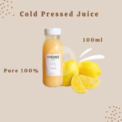 Pure Lemon Cold Pressed Raw Juice 100ml Jus Buah Perasan Tanpa Ampas Sari Lemon Murni Asli Alami Tanpa Tamhahan Air / Gula / Es Batu / Pengawet 250ml