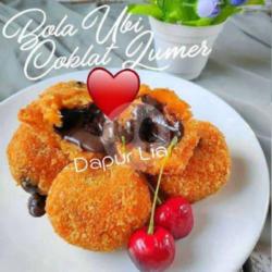 Bola Ubi Isi Coklat Lumer