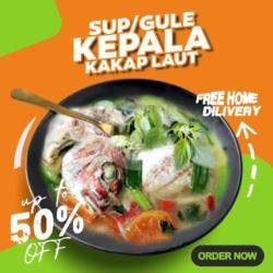 Sup/gule Kepala Kakap Merah Laut
