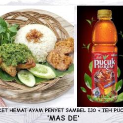 Combo Berdua Ayam Penyet Sambel Ijo