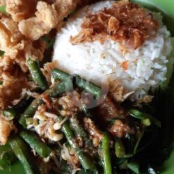 Nasi Pecel Jamur Crispy