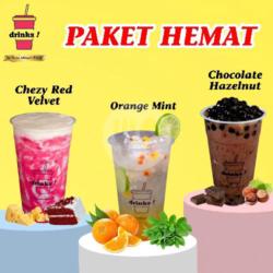 Chezy Redvelvet   Orange Mint   Choco Hazelnut