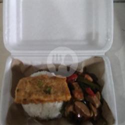 Nasi Oseng Kacang Paket