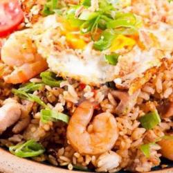 Nasi Goreng Udang   Telor Ceplok