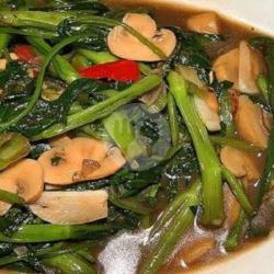 Cah Kangkung Jamur   Ayam