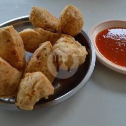 Nasi, Bakso Jamur Bakar Kremes