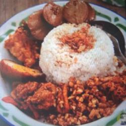 Nasi   Ikan Tongkol   Sayur Toge   Sambel