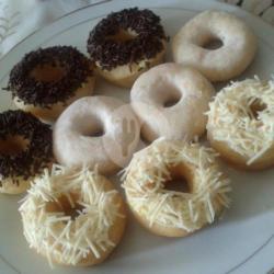 Donat Gula  Top Keju  Top Coklat 12 Pcs