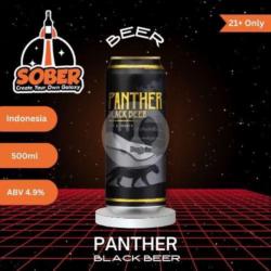 (21 ) Beer Black Panther Can 500ml