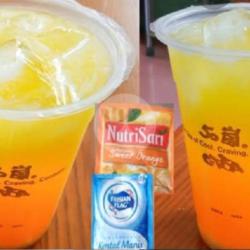 Es Nutrisari Sweet Orange   Susu