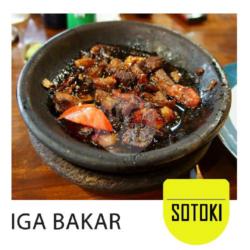 Iga Bakar Cobek Komplit