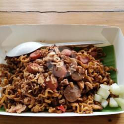 Mie Nyemek Ayam Gongso   Sosis Bakso