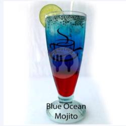 Blue Ocean Mocktail Mojito