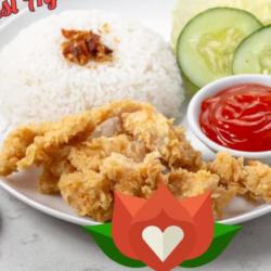Nasi Kulit Crispy