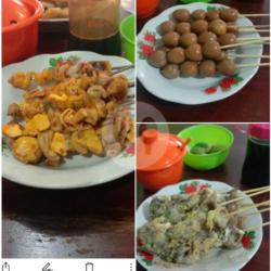 Sate Ati Ayam,sate Telur, Sate Uretan