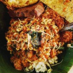 Nasi Pecel Pedas Telur Dadar