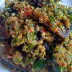 Ikan Sepat Asin Cabe Hijau Campuran Jengkol   Nasi Putih