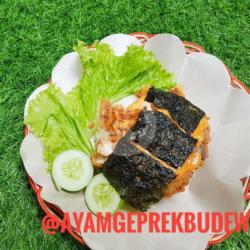 Ayam Geprek Rumput Laut Pedas