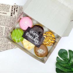 Donat Mini Isi 6   Papan Coklat Tulis