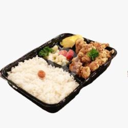 Chicken Karage Bento   1 Mineral Water