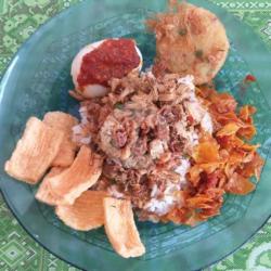 Nasi Soto Kering   Telur Bulat   Pergedel