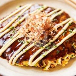 Okonomiyaki Mozarella Smoked Beef