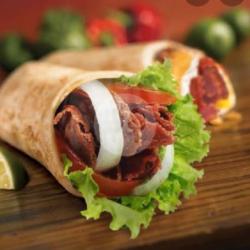 Tortilla Kebab Besar Keju Parut