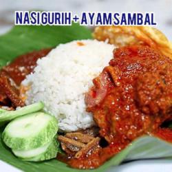 Nasi Gurih   Ayam Sambal