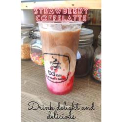 Ice Strawberry Coffee Latte