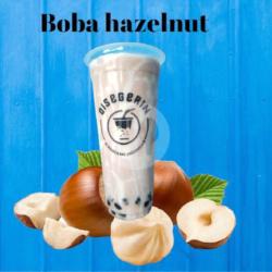 Milk Shake Hazelnut Topping Boba Cup Jumbo 22 Oz