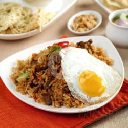 Nasgor Kambing Telor Pisah