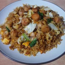 Nasi Uduk Goreng Orak Arik Sawi Telor Ceplok